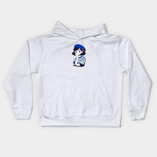 Kawaii girl anime Kids Hoodie